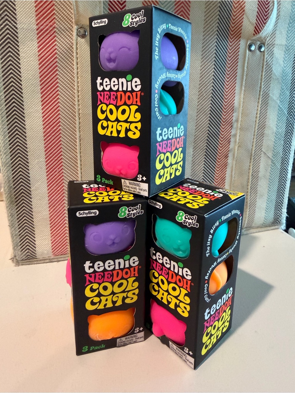 Teenie Needoh Cool Cats 3-Pack